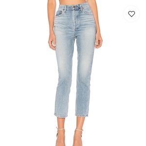 NEW Agolde Riley high rise straight leg jeans